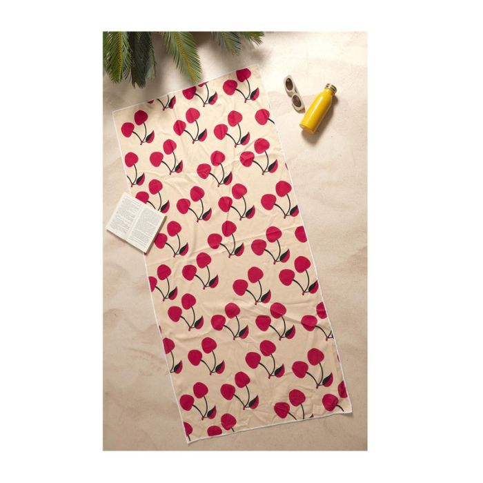  Πετσέτα Θαλάσσης 70 x 140 cm Χρώματος Κόκκινο JET LAG VO8721 