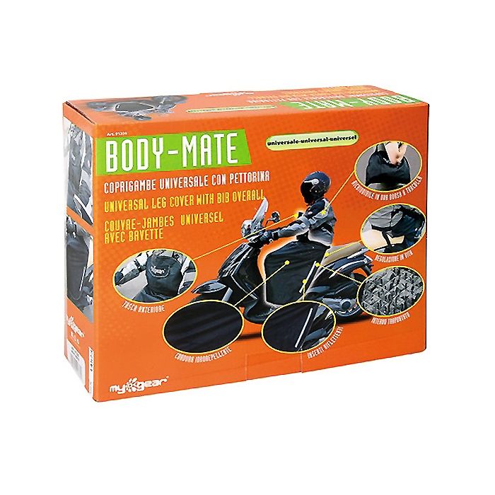  ΚΑΛΥΜΜΑ ΟΔΗΓΟΥ/ΦΟΡΕΤΗ ΠΟΔΙΑ ΜΗΧΑΝΗΣ BODY-MATE UNIVERSAL (ΜΑΥΡΟ/CORDURA/ΑΔΙΑΒΡΟΧΟ) 