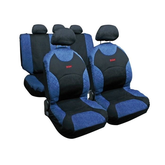  ΚΑΛΥΜΜΑΤΑ ΚΑΘΙΣΜΑΤΩΝ &quot;DRIVE-JEANS&quot; ΣΕΤ - ΜΠΛΕ 