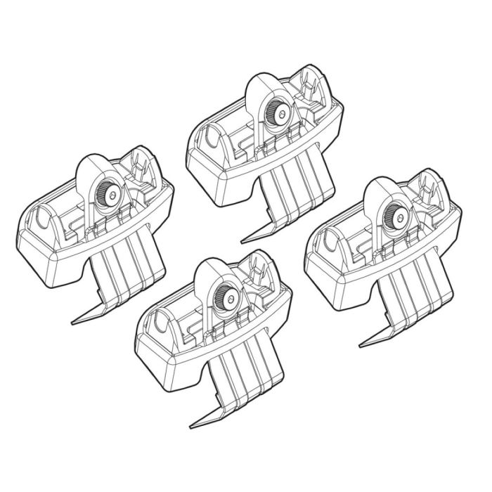  KIA VENGA 2/10+ KIT ΑΚΡΑ (ΠΟΔΙΑ) ΓΙΑ ΜΠΑΡΕΣ NORDRIVE 