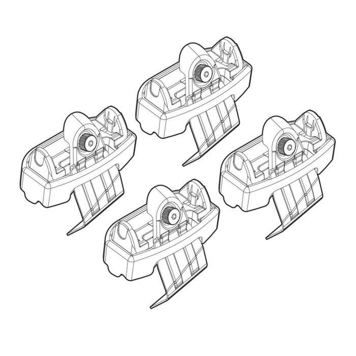  VOLVO V60/S60 11/10+ KIT ΑΚΡΑ (ΠΟΔΙΑ) ΓΙΑ ΜΠΑΡΕΣ NORDRIVE 