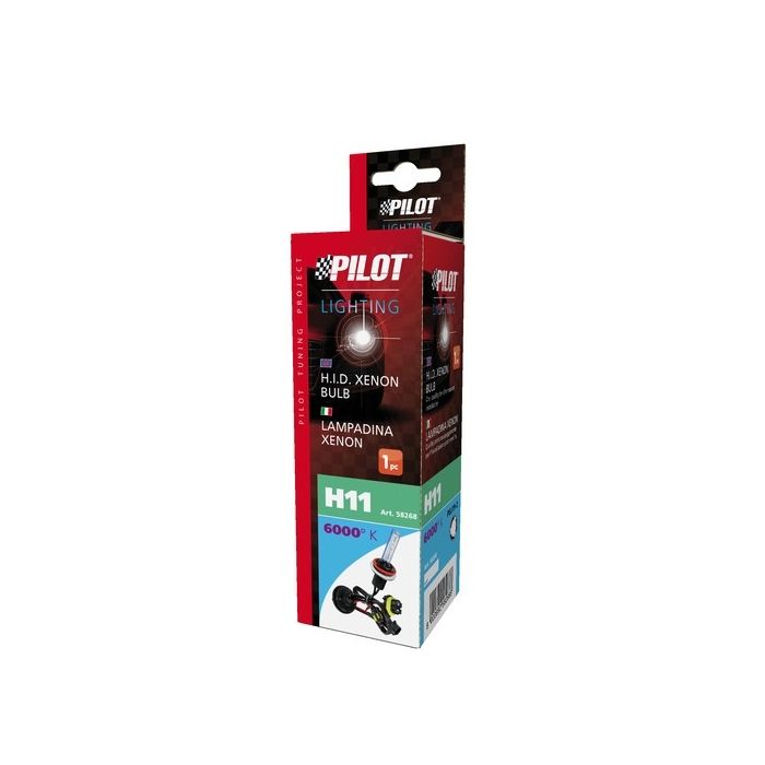  H11 HID XENON ΛΑΜΠΑ 12/24V - 6.000k ΓΙΑ ΚΙΤ XENON - 1 ΤΕΜ. 