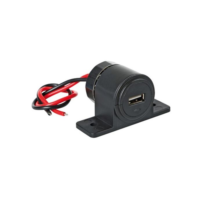  ΠΡΙΖΑ USB ΜΕ ΒΑΣΗ KAI ΕΝΔΕΙΞΗ LED 2100mA 12/24V 