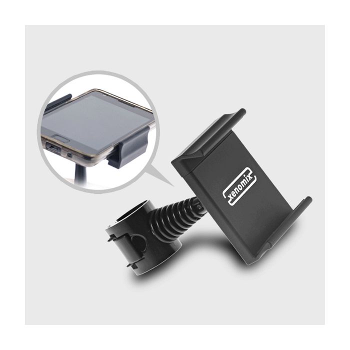  XENOMIX Βάση Στήριξης SmartPhone για Προσκέφαλο HR200 Μαύρη 