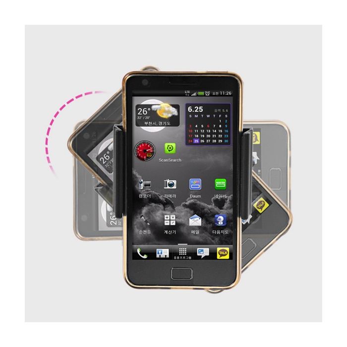  XENOMIX Βάση Στήριξης SmartPhone για Προσκέφαλο HR200 Μαύρη 