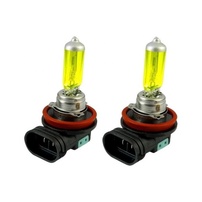  H8 35W 12V 2.800K GOLD VISION (ΚΙΤΡΙΝΕΣ ΛΑΜΠΕΣ) 2ΤΕΜ. 