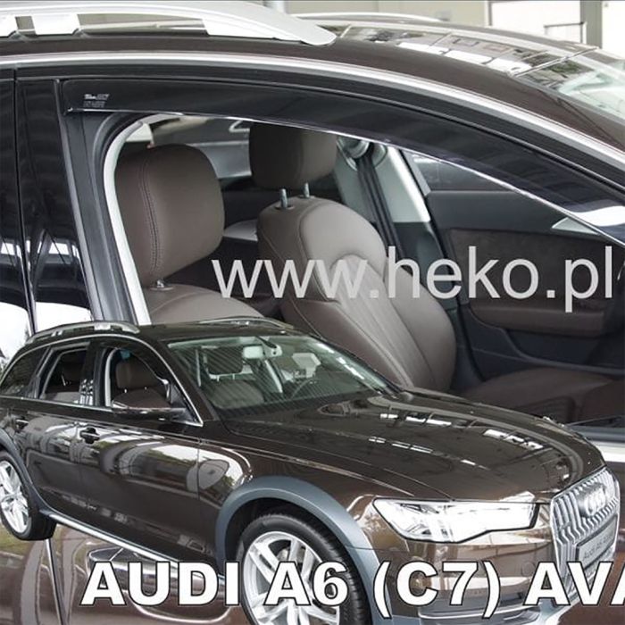  AUDI A6 / C7 4D/5D SEDAN 2011-2018 ΖΕΥΓΑΡΙ ΑΝΕΜΟΘΡΑΥΣΤΕΣ ΑΠΟ ΕΥΚΑΜΠΤΟ ΦΙΜΕ ΠΛΑΣΤΙΚΟ HEKO - 2 ΤΕΜ. 