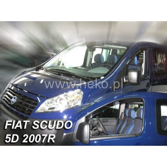  PEUGEOT EXPERT 2007-2016 / JUMPY 4D 2007-2016 / SCUDO 2007-2016 / PROACE 4D 2013-2016 ΖΕΥΓΑΡΙ ΑΝΕΜΟΘΡΑΥΣΤΕΣ ΑΠΟ ΕΥΚΑΜΠΤΟ ΦΙΜΕ ΠΛΑΣΤΙΚΟ HEKO - 2 ΤΕΜ. 