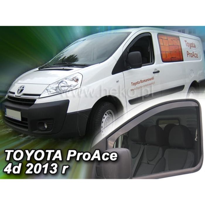  PEUGEOT EXPERT 2007-2016 / JUMPY 4D 2007-2016 / SCUDO 2007-2016 / PROACE 4D 2013-2016 ΖΕΥΓΑΡΙ ΑΝΕΜΟΘΡΑΥΣΤΕΣ ΑΠΟ ΕΥΚΑΜΠΤΟ ΦΙΜΕ ΠΛΑΣΤΙΚΟ HEKO - 2 ΤΕΜ. 