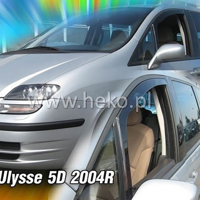 FIAT ULYSSE 5D 2003-2007 ΖΕΥΓΑΡΙ ΑΝΕΜΟΘΡΑΥΣΤΕΣ ΑΠΟ ΕΥΚΑΜΠΤΟ ΦΙΜΕ ΠΛΑΣΤΙΚΟ HEKO - 2 ΤΕΜ. 
