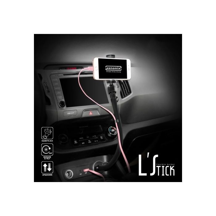  ΒΑΣΗ SMARTPHONE ΑΝΑΠΤΗΡΑ + ΠΡΟΣΚΕΦΑΛΛΟΥ ΜΑΥΡΗ XENOMIX LSTICK 