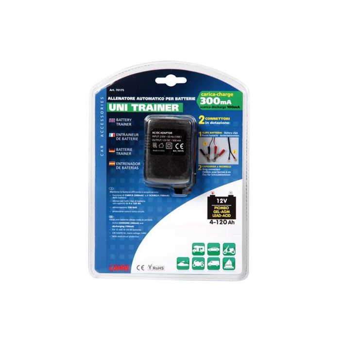  Φορτιστής Μπαταρίας 12V 300mA Uni Trainer 