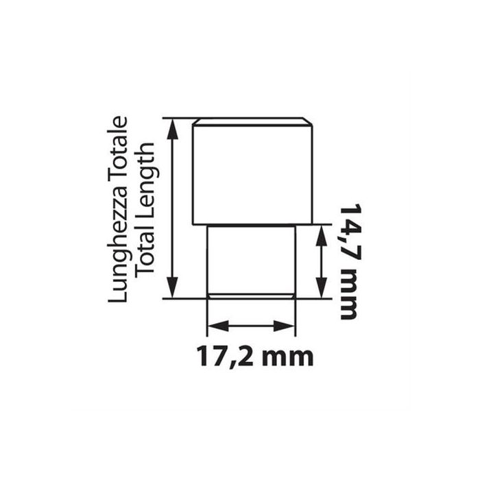  Μπουλόνια Ασφαλείας 12x1,25 15/35mm (21) ίσια J020 