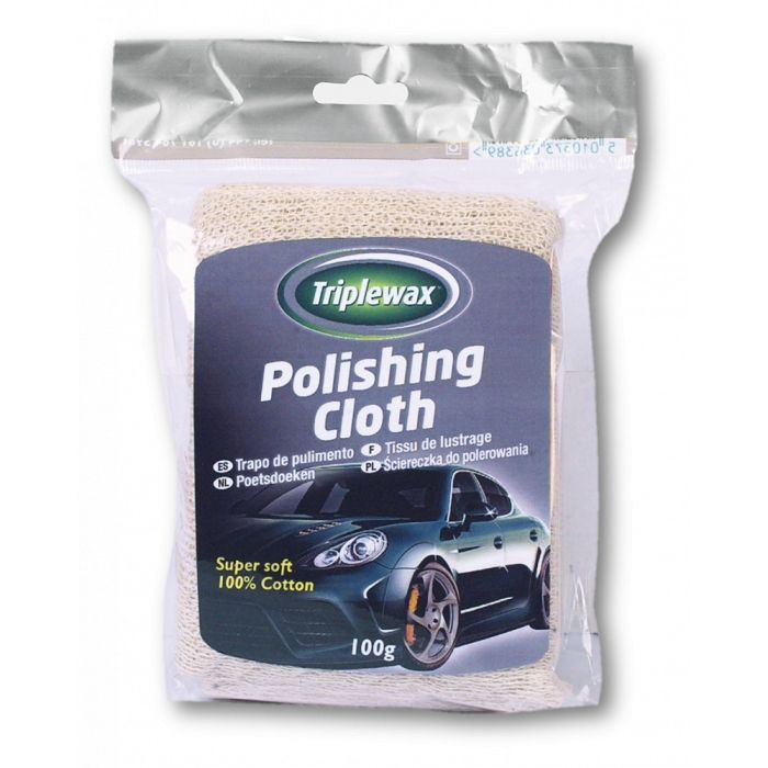  ΠΑΝΙ ΓΙΑ ΓΥΑΛΙΣΜΑ ΒΑΜΒΑΚΕΡΟ 100% (COTTON) 100g/130x27cm CARPLAN TRIPLEWAX POLISHING CLOTH 