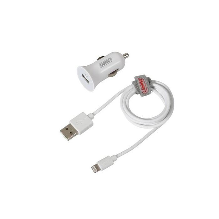  Καλώδιο Φορτισης / Συγχρονισμού USB για Apple 100cm 8pin με αντάπτορα USB αναπτήρα 