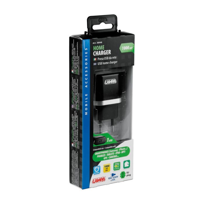  Φορτιστής Πρίζας 220V σε 1 USB 5V/1A 