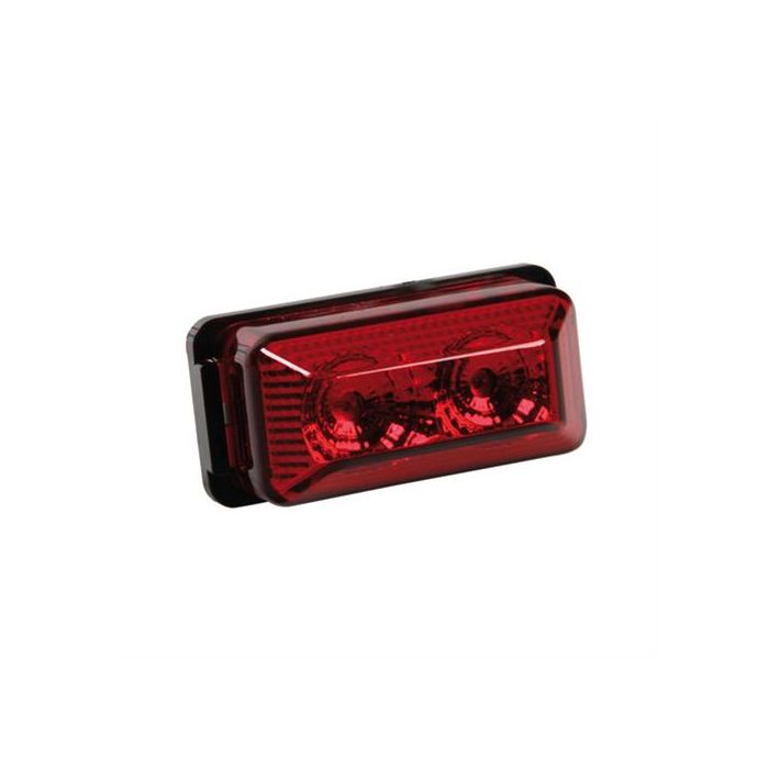  Φως Φορτηγού 24V 2LED 70x35mm Κόκκινο 