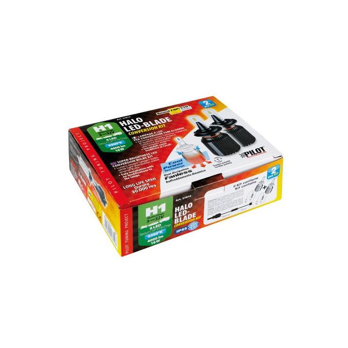  H1 9-32V P14,5s 6LED 6.500K 4.000lm 20W CANBUS SEOUL CSP-Y19chips HALO LED BLADE - 2 ΤΕΜ. 