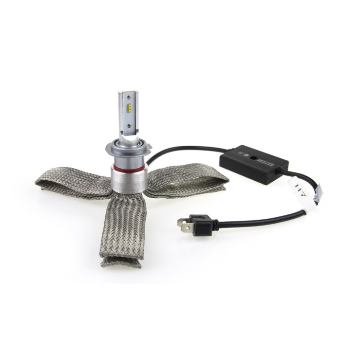  H7 RS+ SLIM SERIES 12-36V 50W 6000K 3500lm +200% LUXEON ZES LED CAN-BUS (ΨΥΚΤΡΑ ΛΕΠΙΔΕΣ ΦΤΕΡΟΥ) AMiO - 2 ΤΕΜ. 