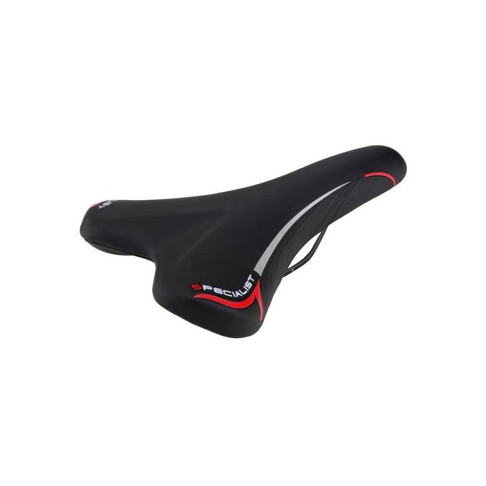  Σέλα ποδηλάτου (270x150mm /450gr ) μαύρη/κόκκινη Dynamic MTB/Racing S-8 Selle/Saddles Specialist 