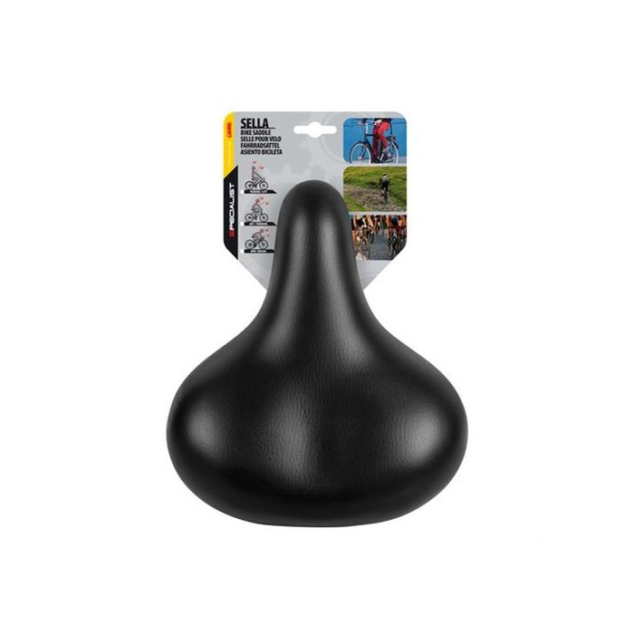  Σέλα ποδηλάτου με διπλά ελατήρια (260x225mm /1015gr) μαύρη Relax City S-4 Selle/Saddles Specialist 