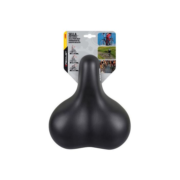  Σέλα ποδηλάτου (260x225mm /690gr) μαύρη Relax City S-6 Selle/Saddles Specialist 