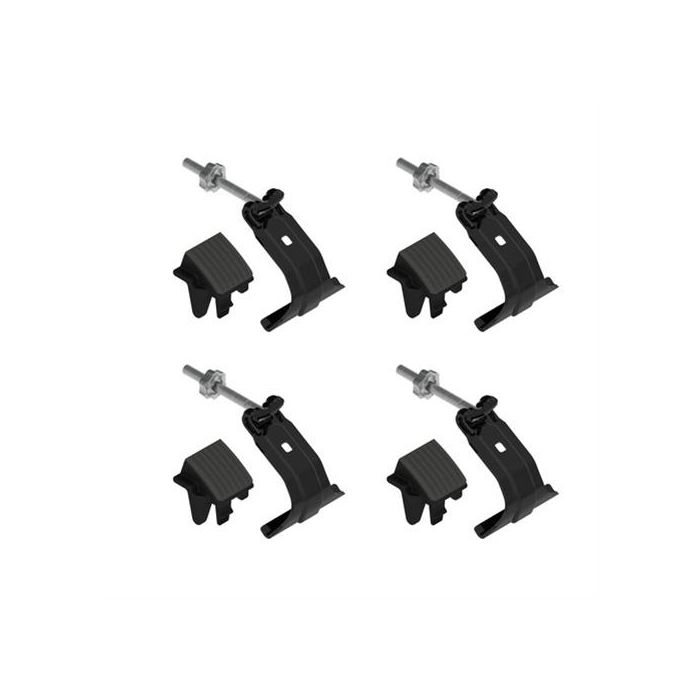  CLAMP KIT ΑΚΡΑ (ΠΟΔΙΑ) ΓΙΑ ΜΠΑΡΕΣ SNAP STEEL ΚΑΙ SNAP ALU K-3 NORDRIVE - 4 TEM. 