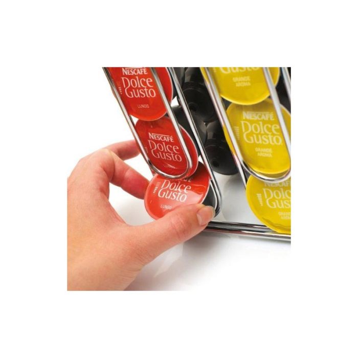  Μεταλλική Βάση για 36 Κάψουλες Καφέ Dolce Gusto 23.5 x 9.5 x 32.5 cm Bakaji 02816117 