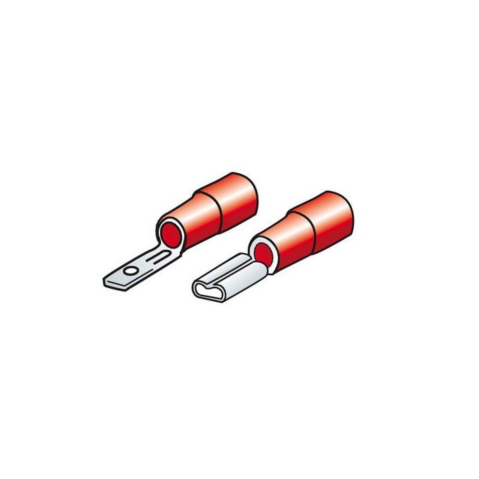 Φισάκια κιτ 2,8x0,5mm 20τεμ. Κόκκινα 