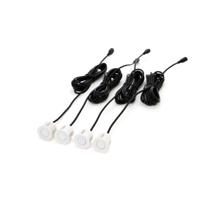 ΣΥΣΤΗΜΑ ΠΑΡΚΑΡΙΣΜΑΤΟΣ 12V 4 ΜΑΤΙΑ ΛΕΥΚΑ Φ22mm ΜΕ ΟΘΟΝΗ LED AMiO - 1 ΤΕΜ. 