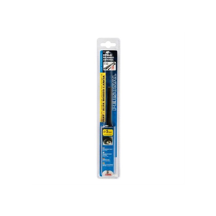  ΚΕΡΑΙΑ ΟΡΟΦΗΣ ΜΑΥΡΗ PERSONAL 18cm Φ5mm (-FIAT-LANCIA-ALFA ROMEO) 