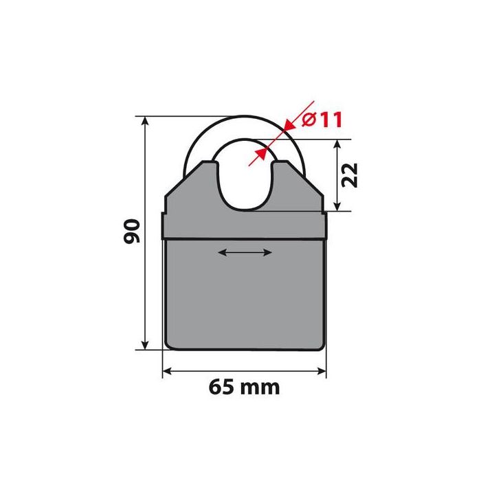  Αντικλεπτική Κουλούρα  C-Lock 150 Plus απο Χάλυβα 