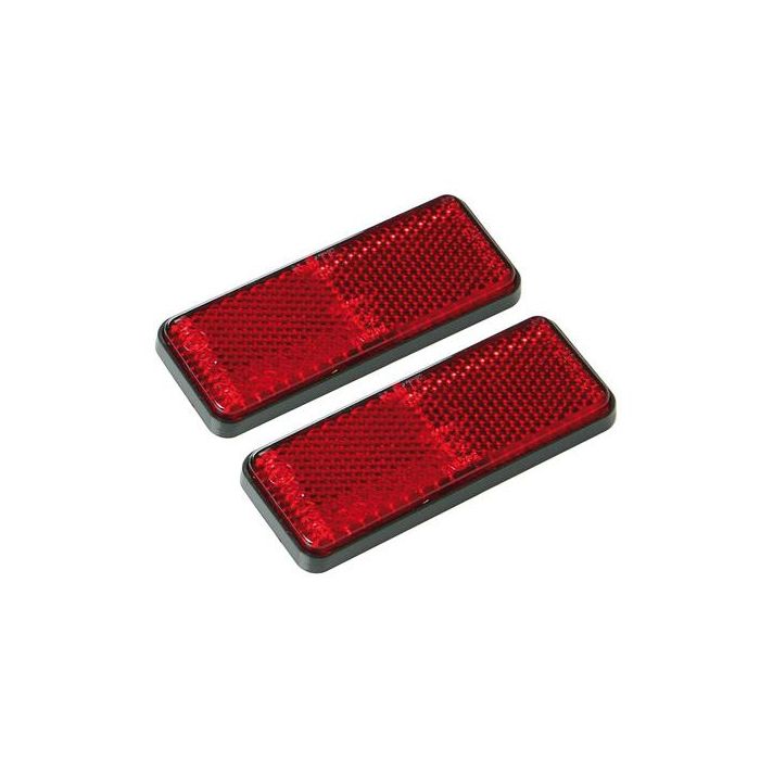  ΑΝΤΑΝΑΚΛΑΣΤΙΚΑ ΚΟΚΚΙΝΑ EURO-NORM 90x35mm 2ΤΕΜ 
