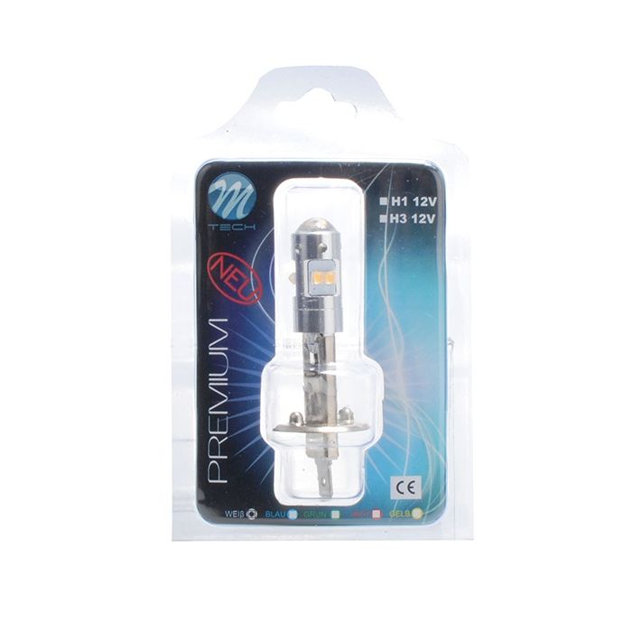  H1 12V P14.5s 6W LED 8xSMD2828 PREMIUM ΛΕΥΚΟ 1ΤΕΜ. 