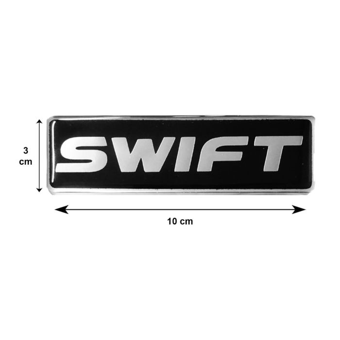  SWIFT ΣΗΜΑΤΑ ΒΙΔΩΤΑ 10 Χ 3 cm ΕΠΟΞΕΙΔΙΚΗΣ ΡΥΤΙΝΗΣ (ΥΓΡΟ ΓΥΑΛΙ) ΣΕ ΜΑΥΡΟ/ΧΡΩΜΙΟ ΓΙΑ ΠΑΤΑΚΙΑ - 2 ΤΕΜ. 