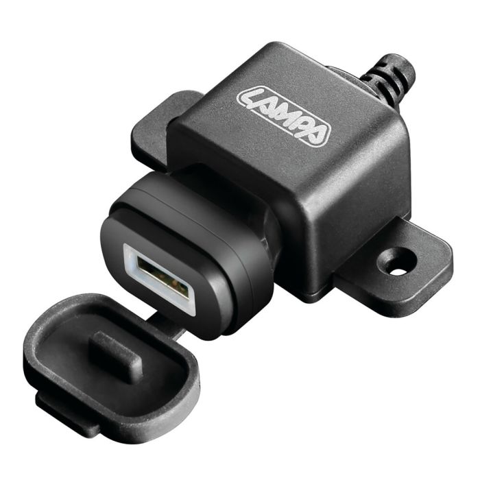  Αντάπτορας Αναπτήρα 12/24V 2,4A USB με καλώδιο 150cm για φόρτιση συσκευών 2400mA Αδιαβροχος 