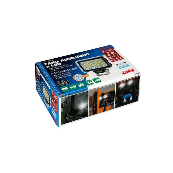  ΠΡΟΒΟΛΕΑΣ ΕΡΓΑΣΙΑΣ WL-14 10/30V 33LED 6W 726LM 6.000K ΜΕ ΦΩΣ ΔΙΑΘΛΑΣΗΣ (95x80x25 mm) 1ΤΕΜ. 
