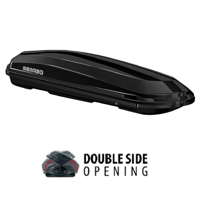  ΜΠΑΓΚΑΖΙΕΡΑ ΟΡΟΦΗΣ DIAMOND 450 DUO BLACK (ΜΑΥΡΗ/ΓΥΑΛΙΣΤΕΡΗ) MENABO 