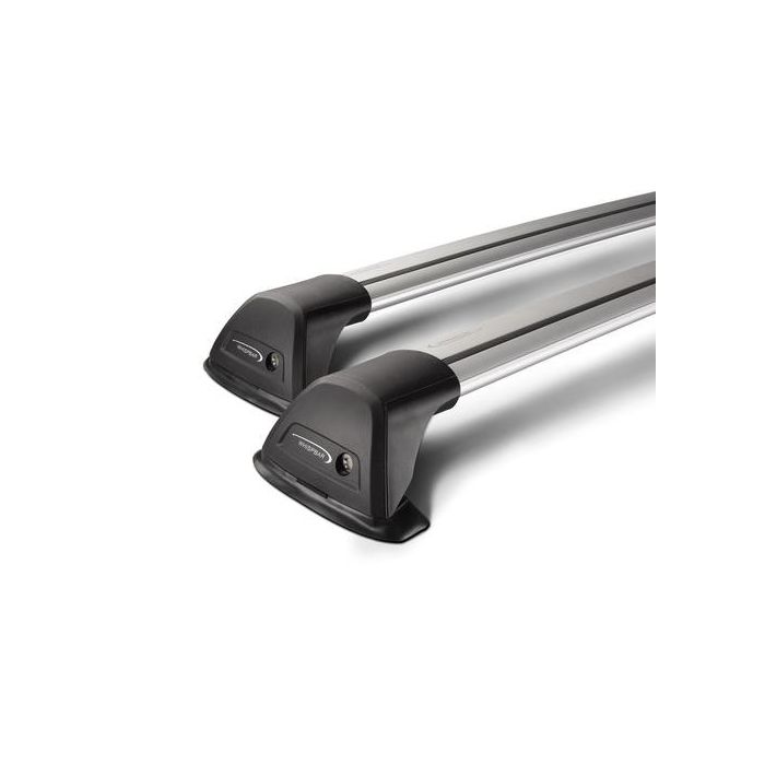  Μπάρες Οροφής Αλουμινίου YAKIMA FLUSH 90cm 2τεμ με Κλείδωμα 