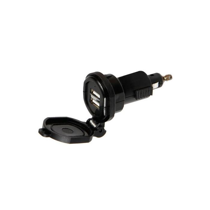  ΦΟΡΤΙΣΤΗΣ ΑΝΤΑΠΤΟΡΑΣ ΑΝΑΠΤΗΡΑ UNI-TECH 12/32V ΑΠΟ DIN ΣΕ 2 USB 2700mA FAST CHARGER ΑΔΙΑΒΡΟΧΟΣ 