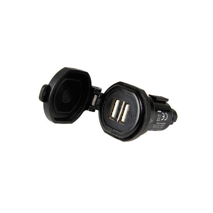  ΦΟΡΤΙΣΤΗΣ ΑΝΤΑΠΤΟΡΑΣ ΑΝΑΠΤΗΡΑ UNI-TECH 12/32V ΑΠΟ DIN ΣΕ 2 USB 2700mA FAST CHARGER ΑΔΙΑΒΡΟΧΟΣ 