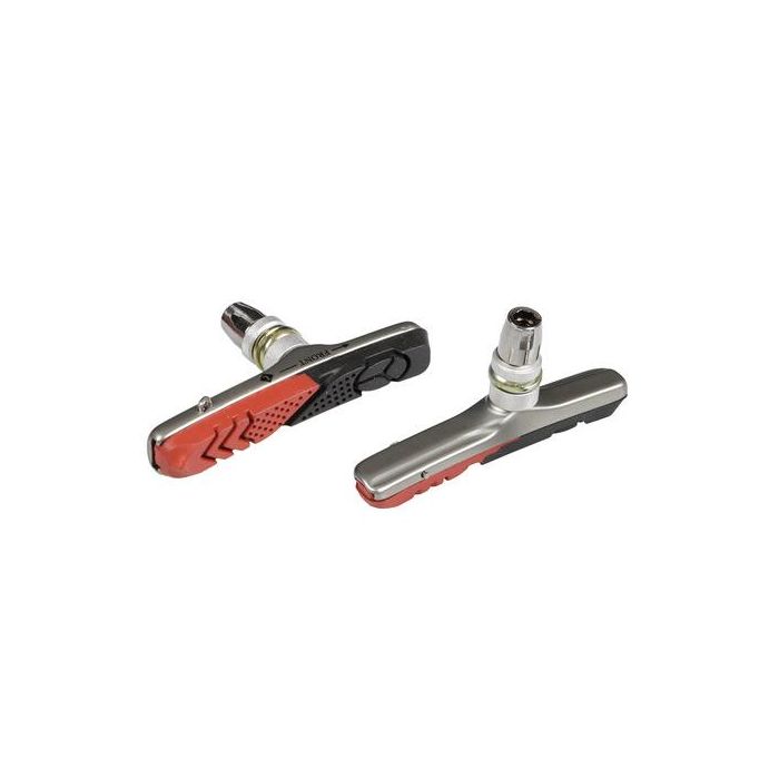  ΤΑΚΑΚΙΑ ΦΡΕΝΩΝ ΠΟΔΗΛΑΤΟΥ (CITY/MTB BIKE) PREMIUM 72mm PF-11 ΜΑΥΡΟ/ΚΟΚΚΙΝΟ 2ΤΕΜ. 