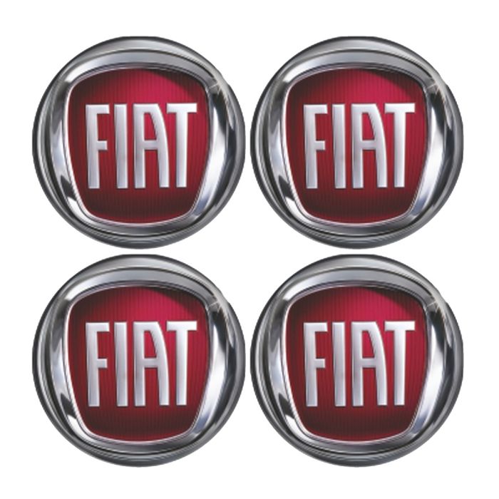  FIAT ΑΥΤΟΚΟΛΛΗΤΑ ΖΑΝΤΩΝ 6 cm ΚΟΚΚΙΝΟ/ΓΚΡΙ ΜΕ ΕΠΙΚΑΛΥΨΗ ΣΜΑΛΤΟΥ - 4 ΤΕΜ. 