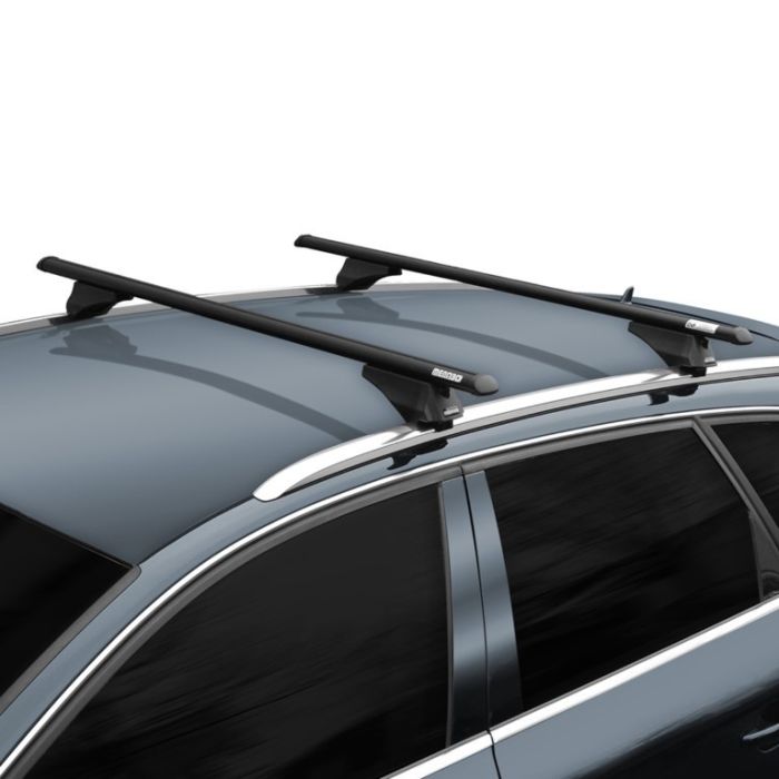  ΜΠΑΡΕΣ ΟΡΟΦΗΣ ΑΝΟΔΙΩΜΕΝΟΥ ΑΛΟΥΜΙΝΙΟΥ TIGER XL BLACK 135 cm MENABO (STANDARD - RAISED/FLUSH RAILS) - 2 ΤΕΜ. 