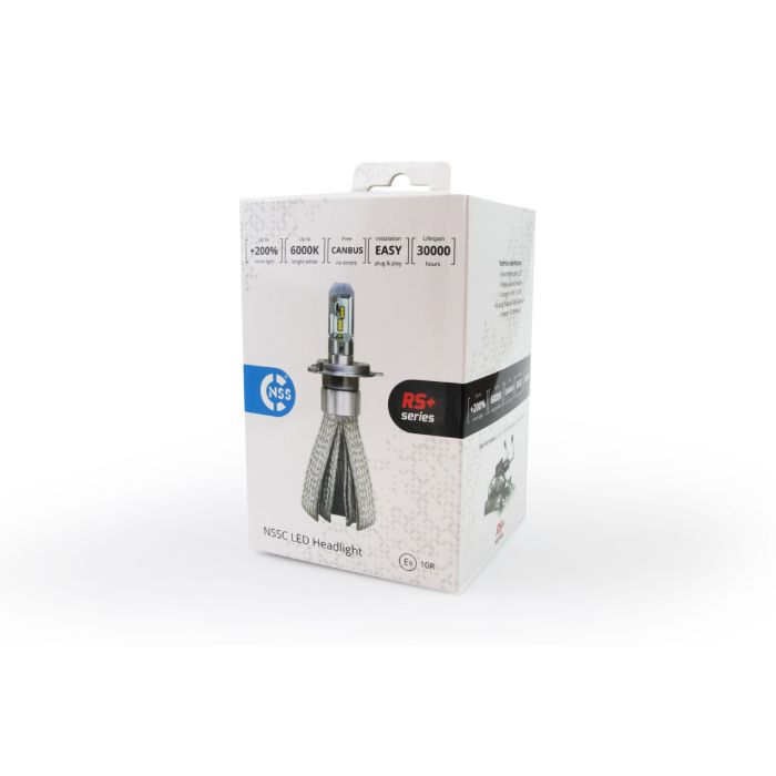  HB3 9005 RS+ SLIM SERIES 12-36V 50W 6000K 3500lm +200% LUXEON ZES LED CAN-BUS (ΨΥΚΤΡΑ ΛΕΠΙΔΕΣ ΦΤΕΡΟΥ) AMiO - 2 ΤΕΜ. 