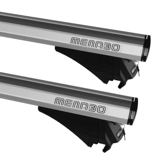  ΜΠΑΡΕΣ ΟΡΟΦΗΣ ΑΛΟΥΜΙΝΙΟΥ LEOPARD 120 cm MENABO (STANDARD - RAISED/FLUSH RAILS) - 2 ΤΕΜ. 