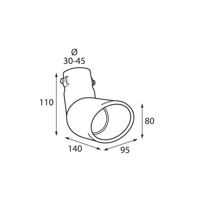  ΑΚΡΟ ΕΞΑΤΜΙΣΗΣ ΓΙΑ SMART ΛΟΞΟ Φ30-45mm 