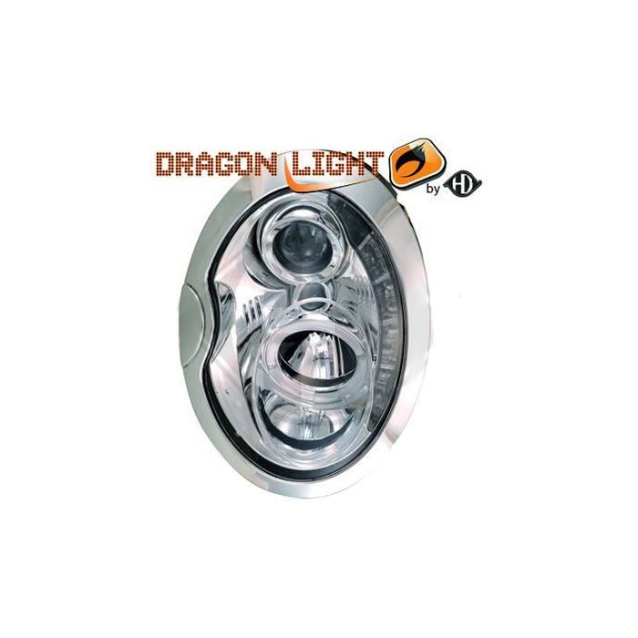  BMW MINI R50/R52/R53 01-06 DRAGONLIGHT+LED CHROME 