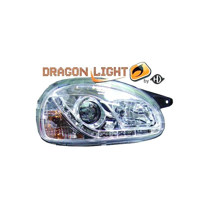  OPEL CORSA B 3/5D 2.93-10.00 DRAGONLIGHT+LED CHROME 
