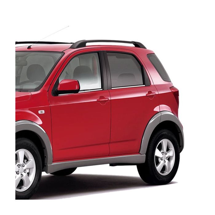  DAIHATSU TERIOS 5D 2006+ TRIM ΜΑΡΚΕ ΠΑΡΑΘΥΡΩΝ ΑΥΤΟΚΟΛΛΗΤΑ ΧΡΩΜΙΟΥ ΜΕΤΑΛΛΙΚΑ 4ΤΕΜ. 